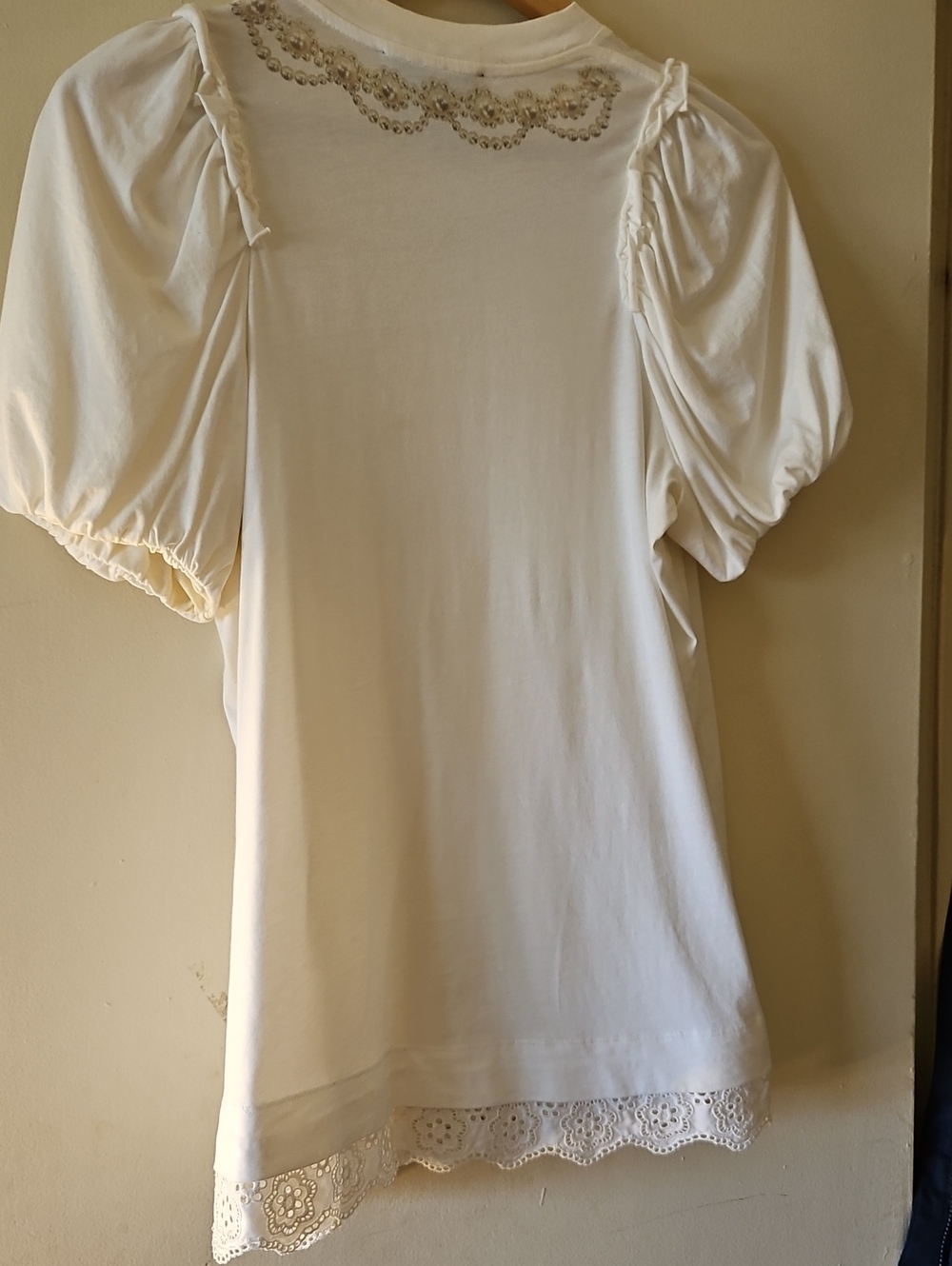 Lace-Trimmed Simone Rocha Tee - Picture 5 of 5